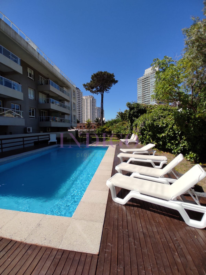Apartamento Ref.628 - Apartamento de 1 dormitorio, 1 baño, con piscina, muy bien ubicado