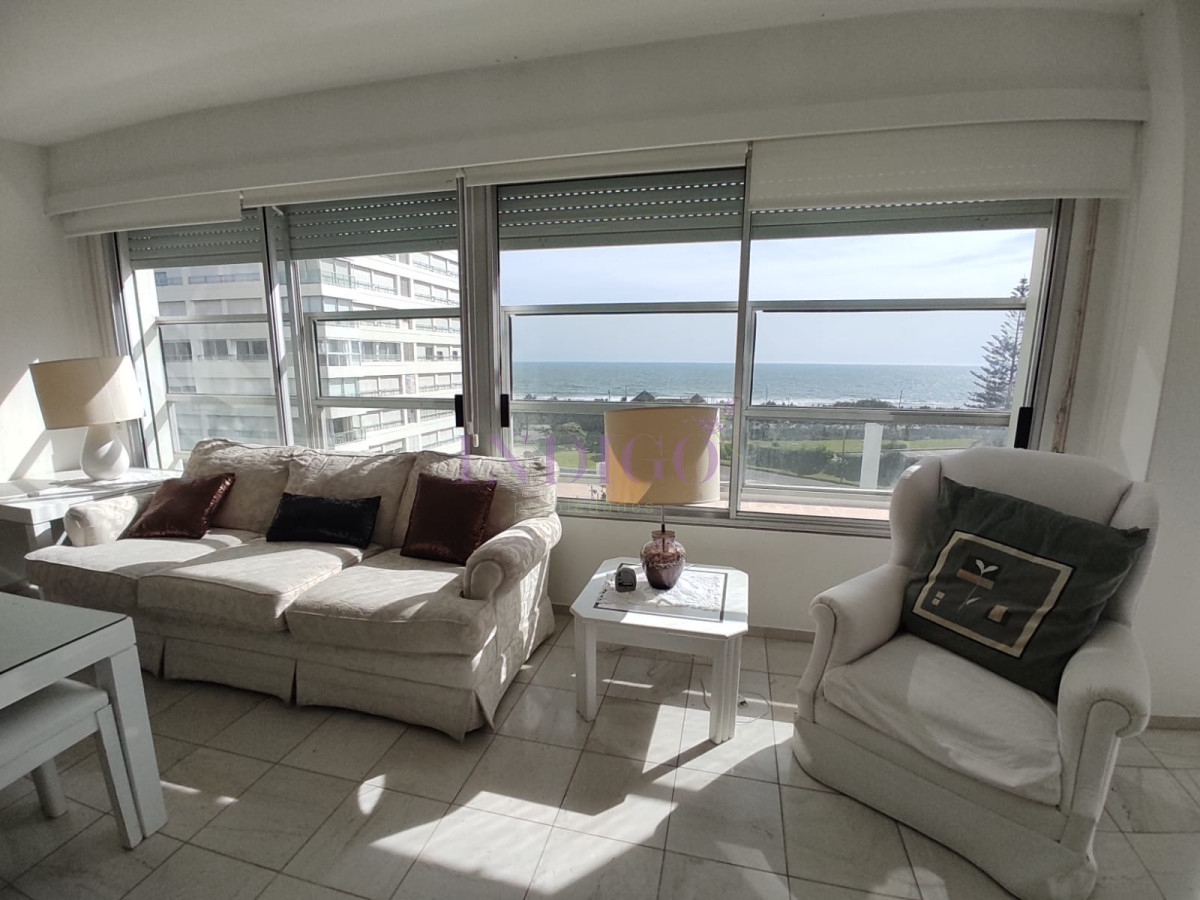 Apartamento Ref.750 - Apartamento de 3 Dormitorios, con excelente vista a la playa mansa, Full Amenities.