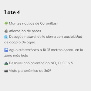 chacras en aigua! 14 lotes de 5-11 ha a un precio base de 9 mil dólares la hectárea  - idg1113h