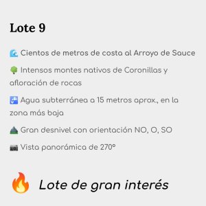 chacras en aigua! 14 lotes de 5-11 ha a un precio base de 9 mil dólares la hectárea  - idg1113h
