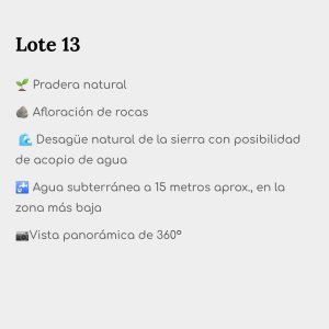 chacras en aigua! 14 lotes de 5-11 ha a un precio base de 9 mil dólares la hectárea  - idg1113h