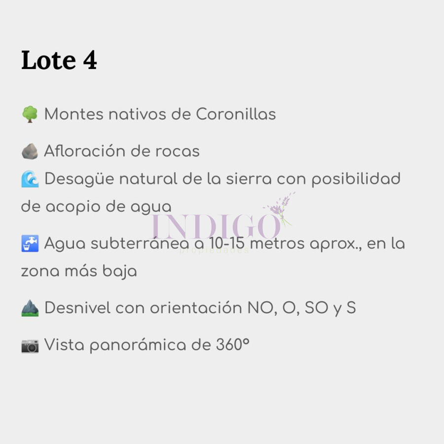 Chacra Ref.1113 - Chacras en Aigua! 14 lotes de 5-11 ha a un precio base de 9 mil dólares la Hectárea 