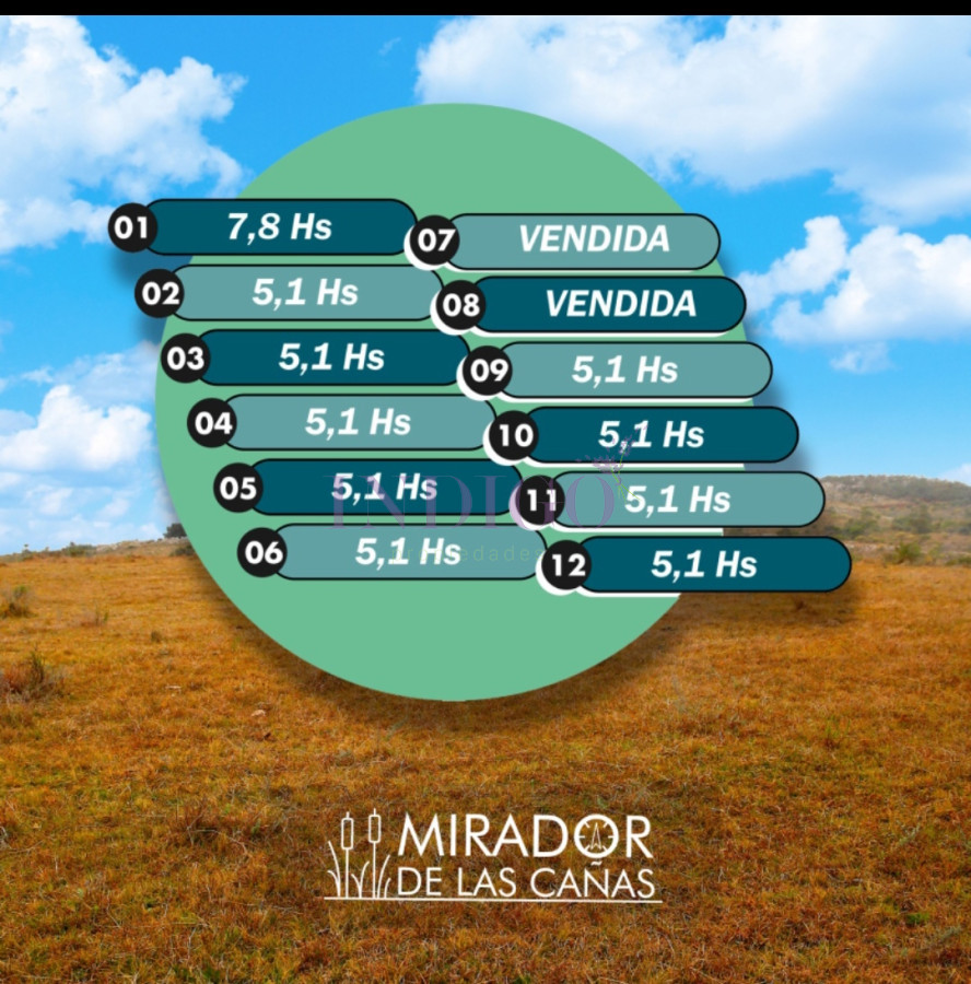 Chacra Ref.796 - Mirador de las Cañas!