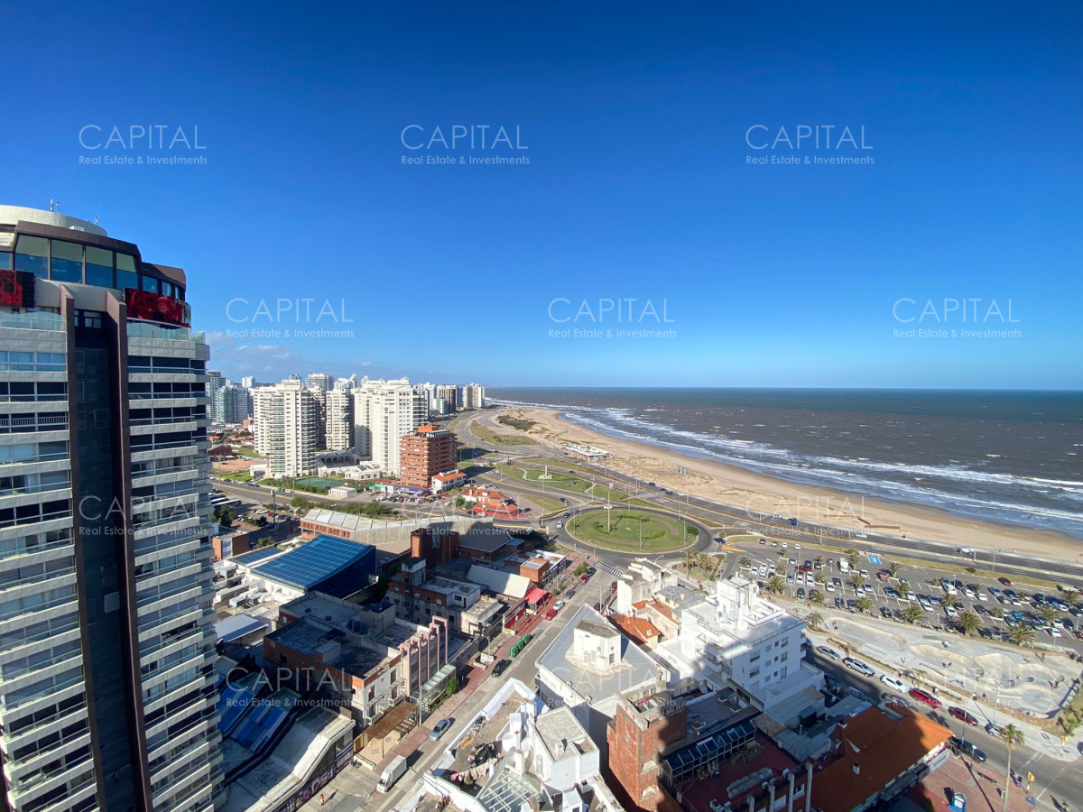 Apartamento ID.38343 - Apto en Torre Gattas 3 dormit 3 Baños ( 2 en suite), Balcon con vista a la playa mansa y brava. En una excelente Ubicacion. Consulte!!!!! por alquiler