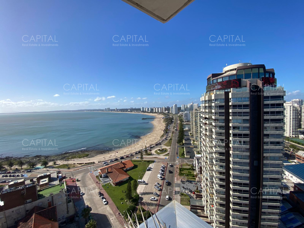 Apartamento ID.38343 - Apto en Torre Gattas 3 dormit 3 Baños ( 2 en suite), Balcon con vista a la playa mansa y brava. En una excelente Ubicacion. Consulte!!!!! por alquiler