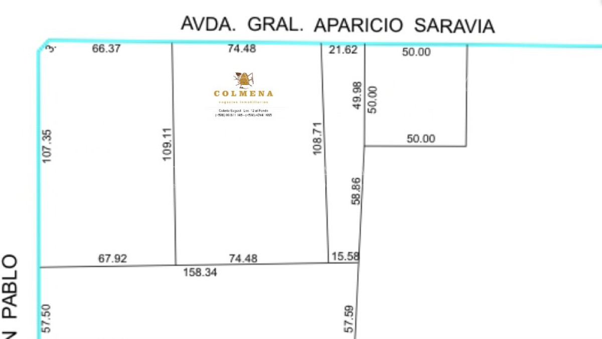 Terreno ID.39740 - Terreno en Av. Saravia y San Pablo, 8.150 m2