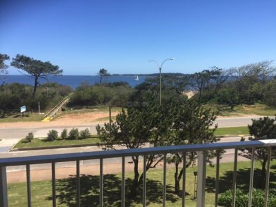 Apto de 2 Dormitorios, 2 Baños, Living comedor,  Cocina, Lavadero, Cochera y  amplia terraza con vista al mar