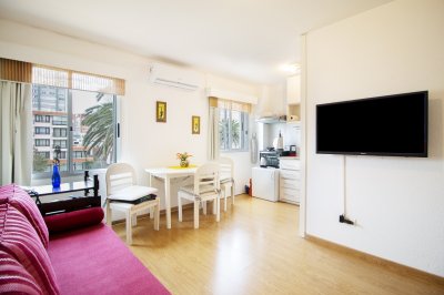 Apartamento en la peninsula de 1 dormitorios, 1 Baño,Living-comedor con kitchenette, garaje y baulera. Consulte!!!!!