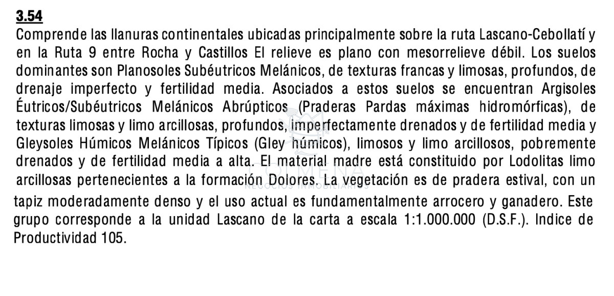 Campo en Rocha - GoPunta - Portal Inmobiliario de Punta del Este - Maldonado