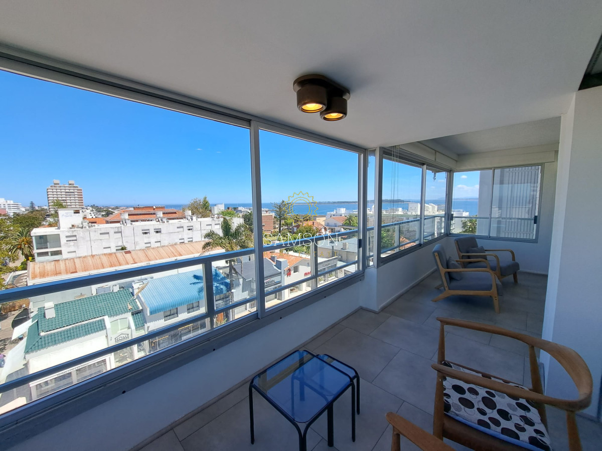 Apartamento ID.57248 - ALQUILER DE APARTAMENTO DE 2 DOMRMITORIOS, 2 BAÑOS 1 SUITE Y SERVICIO CON BAÑO EDIFICIO VILLA D ESTE, PENINSULA PUNTA DEL ESTE 