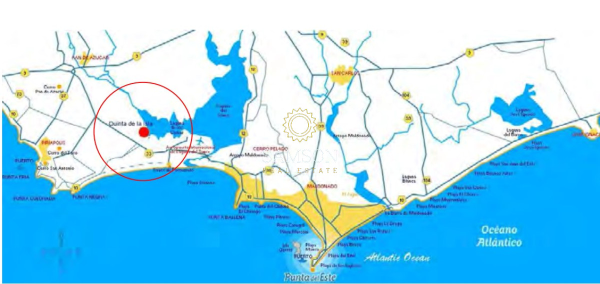 Chacra ID.63945 - Venta chacra marítimo con costa 4 dormitorios Punta Ballena Maldonado