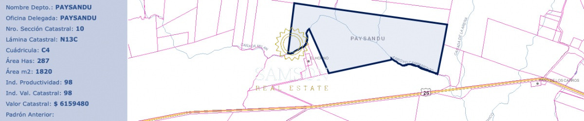 Campo Ref.64084 - Venta de campo ganadero-agricola en Paysandu