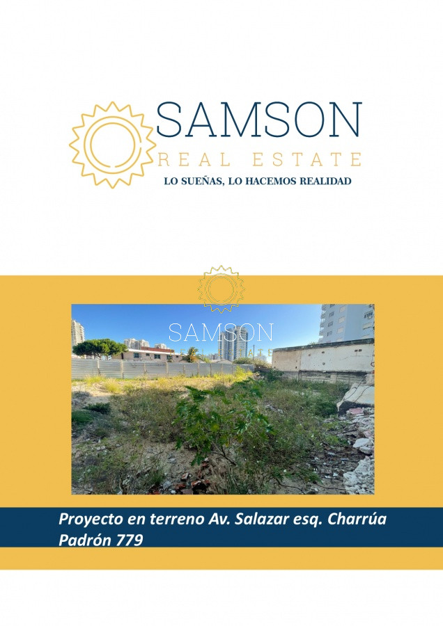 Terreno ID.65185 - Proyecto en terreno Av. Salazar esq. Charrua - Punta del Este