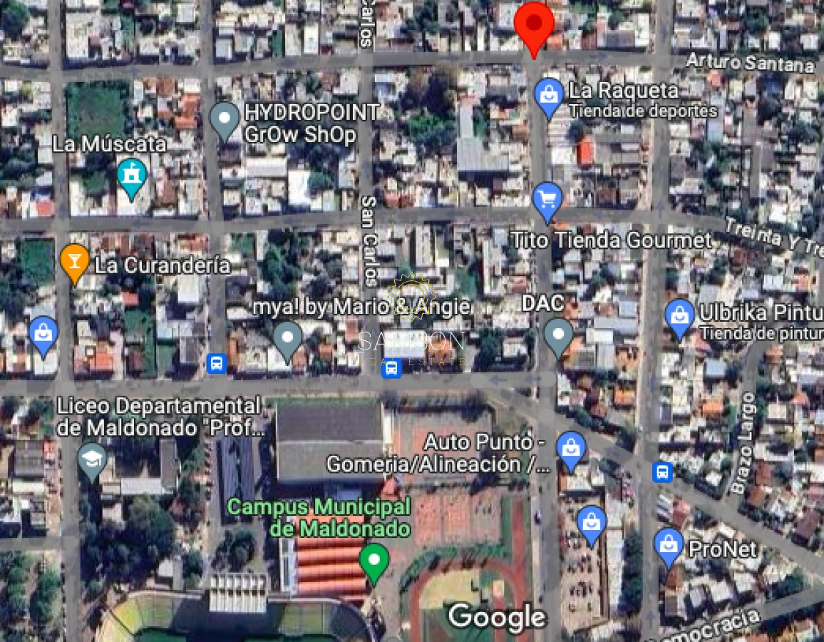 Terreno ID.66296 - Venta terreno de 1200 apto para planta baja y 9 pisos en Maldonado