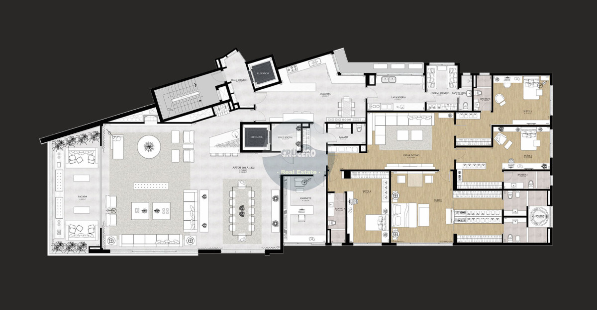 Apartamento ID.6117 - VENDA APARTAMENTO NOVO 4 SUITES EN BELA VISTA
