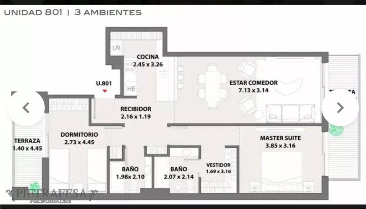 Apartamento ID.11010 - Apto a estrenar, 2 dormitorios, 2 baños, gje-Punta Carretas