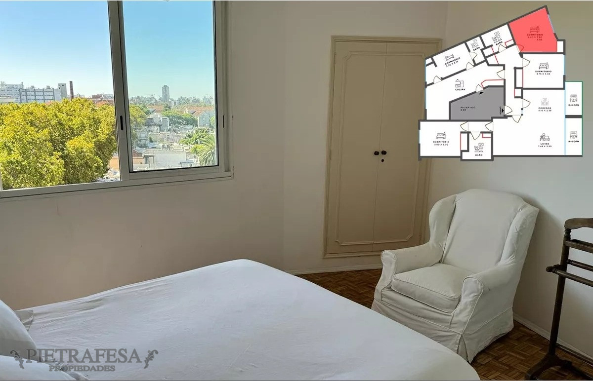 Apartamento ID.9303 - Apto en venta 3 dormitorios, 2 baños-Pocitos