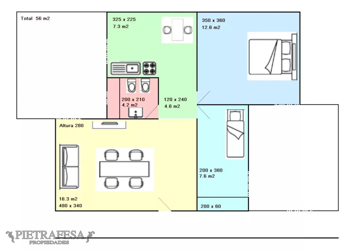 Apartamento ID.8714 - Apto con renta 2 dormitorios 1 baño- Malvin