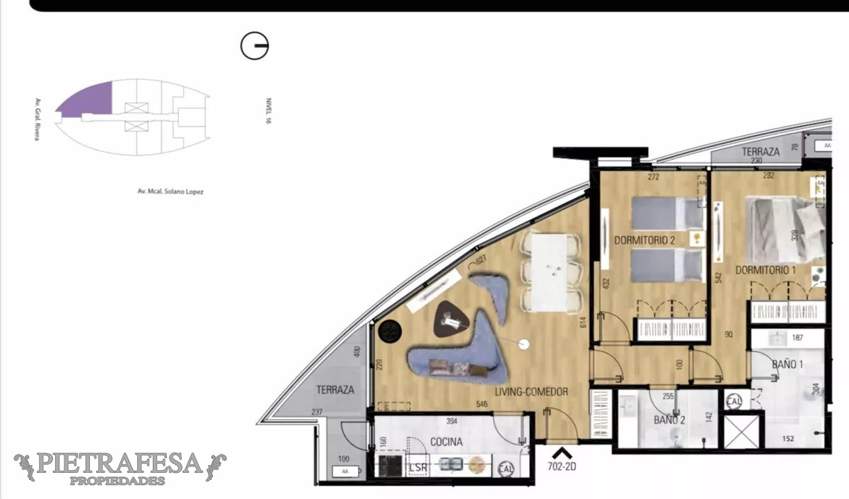 Apartamento ID.9122 - Apto en venta 2 dormitorios, 2 baños, terraza-Buceo