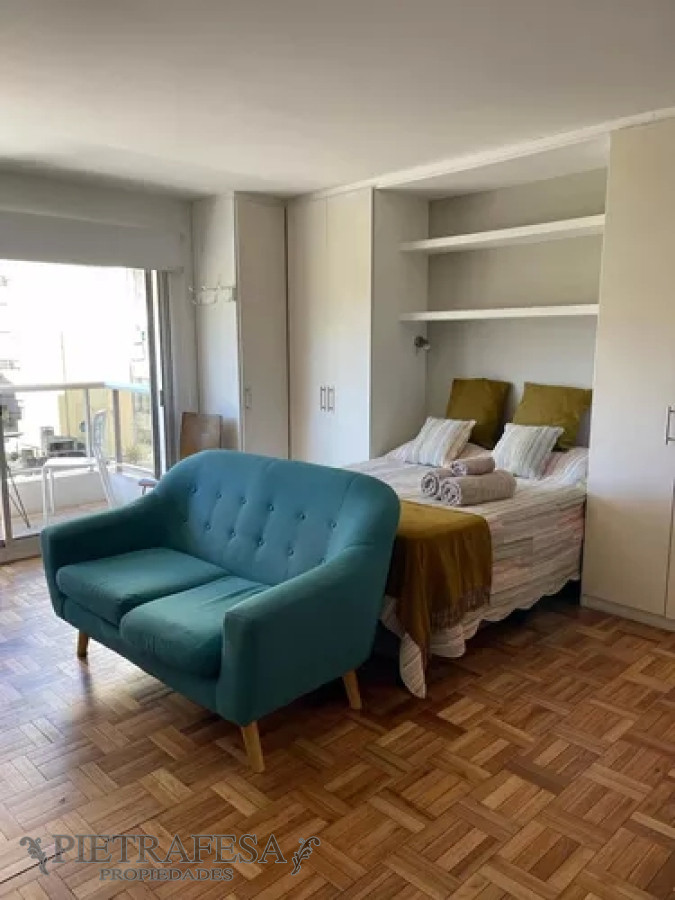 Apartamento ID.11205 - Apartamento en alquiler, monoambiente, 1baño, terraza. Punta Carretas.