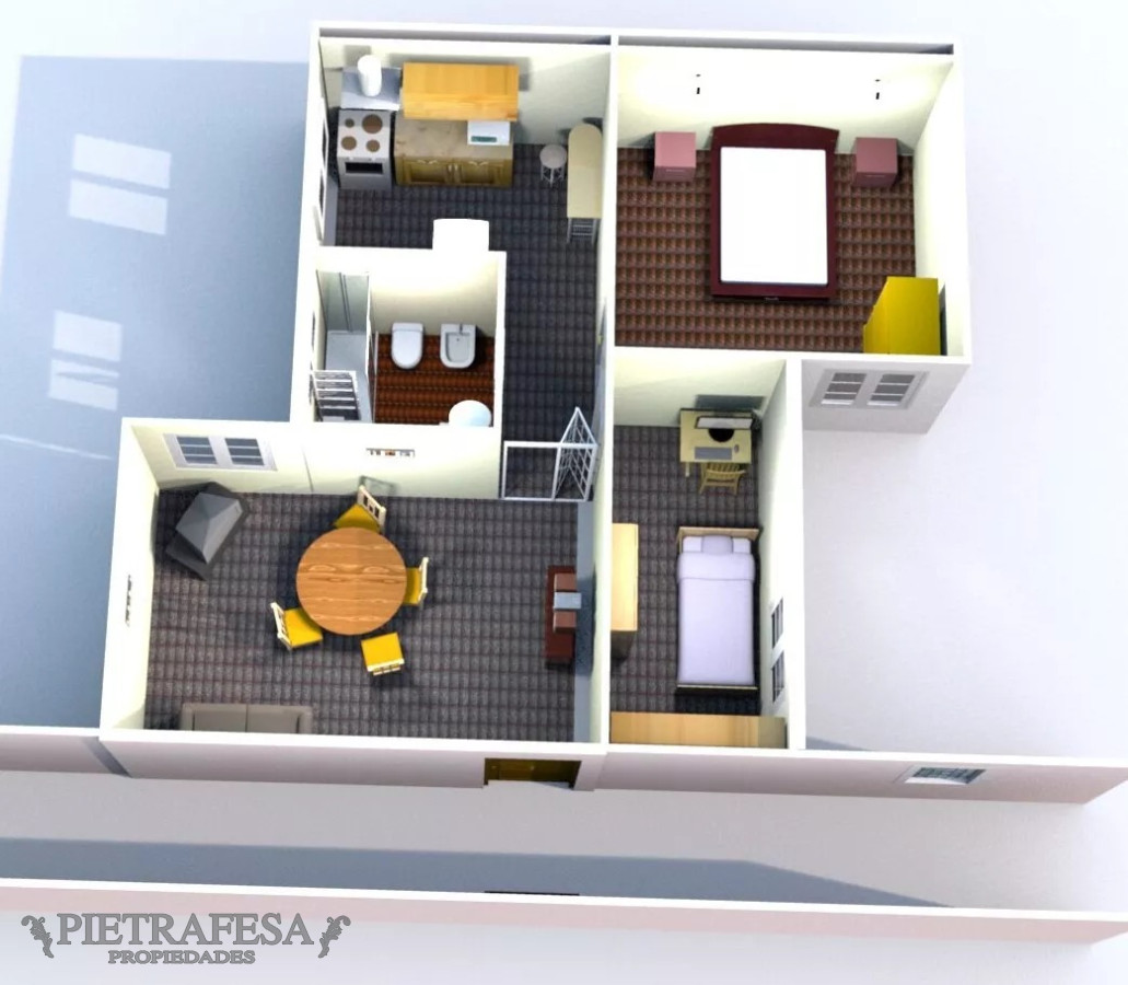Apartamento ID.8714 - Apto con renta 2 dormitorios 1 baño- Malvin