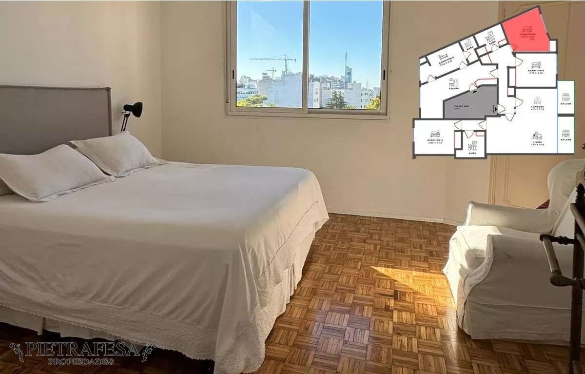 Apartamento ID.9303 - Apto en venta 3 dormitorios, 2 baños-Pocitos