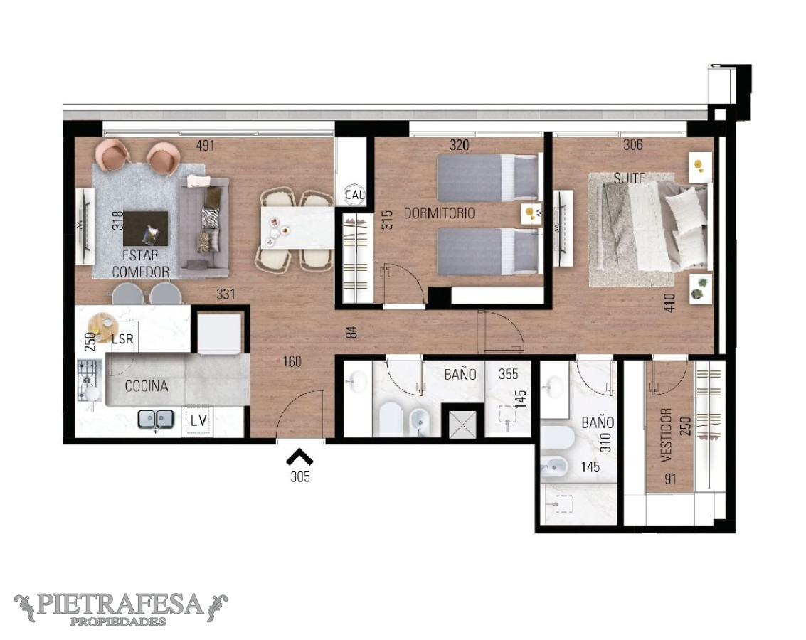 Apartamento ID.5680 - Apartamento a estrenar, 2 dormitorios, 2 baños- Rambla República De México -Carrasco