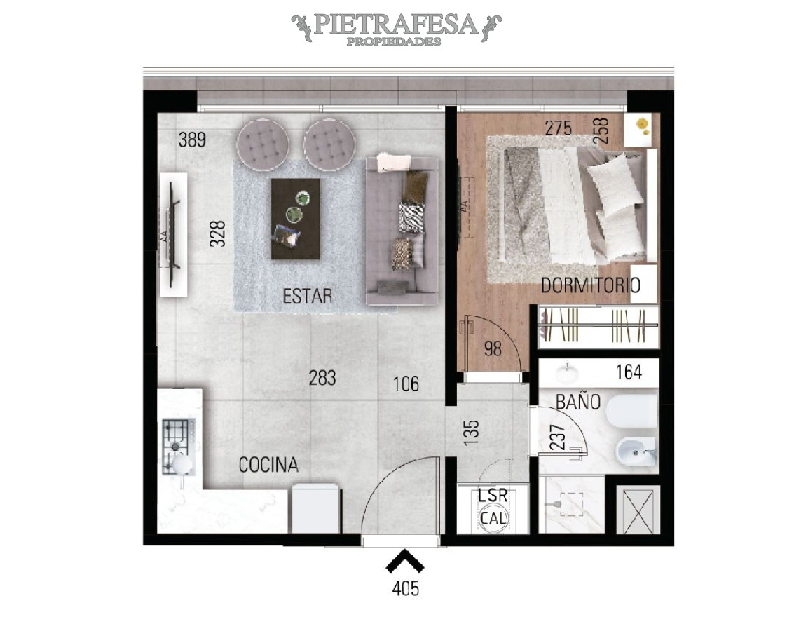 Apartamento ID.5681 - Apartamento a estrenar, 1 dormitorio. 1 baño- Rambla República De México -Carrasco