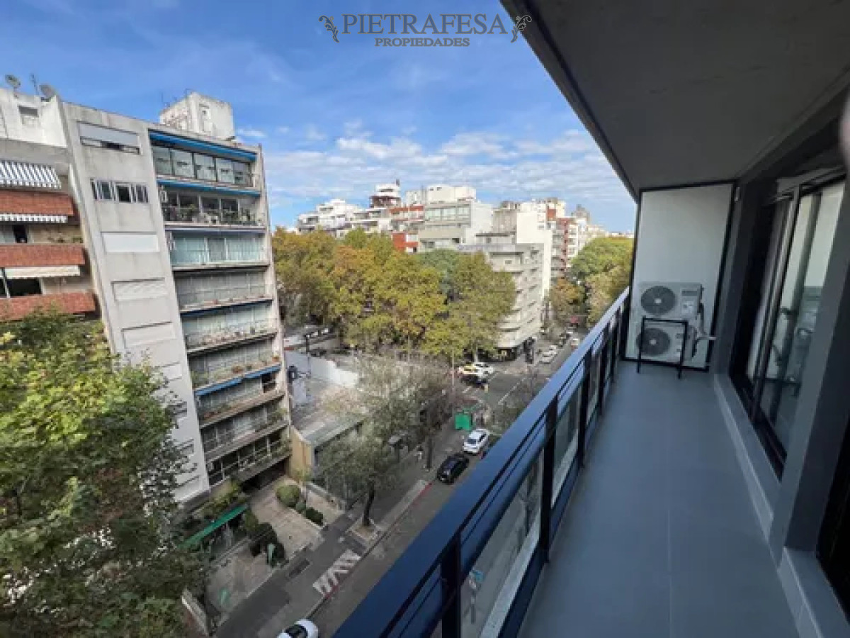 Apartamento ID.13479 - Apartamento en alquiler, 1dormitorio, 1baño, terraza, cochera. Pocitos.