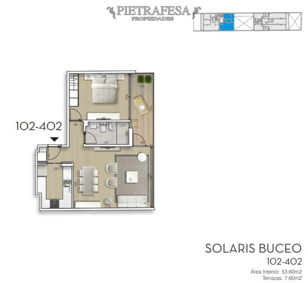 Apartamento ID.10578 - Apto a estrenar 1 dormitorio, 1 baño y terraza-Buceo