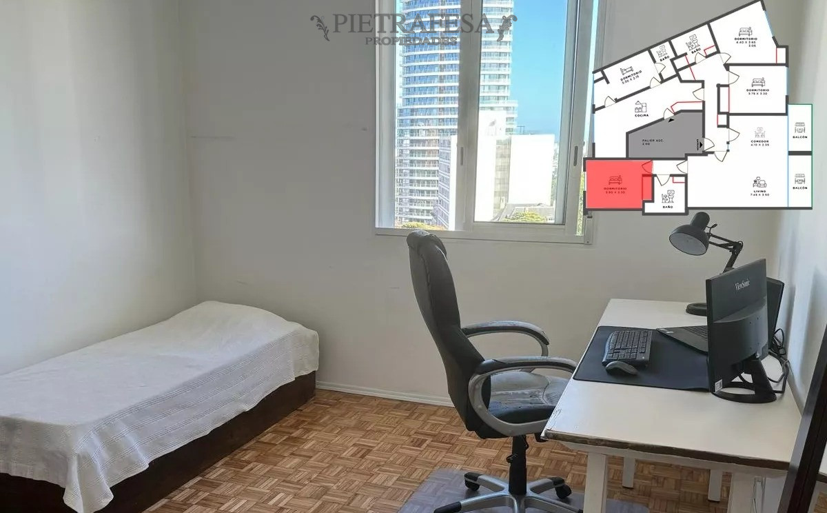 Apartamento ID.9303 - Apto en venta 3 dormitorios, 2 baños-Pocitos