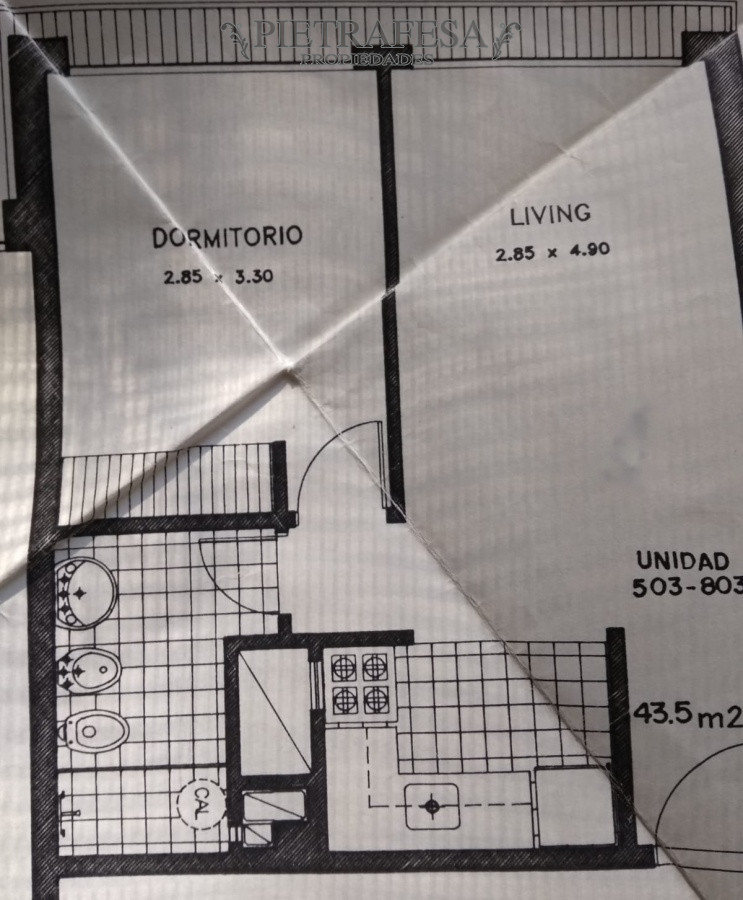 Apartamento ID.1766 - Apartamento en venta con renta - 1 dormitorio 1 baño - Garcia Cortinas - Puntas Carretas 