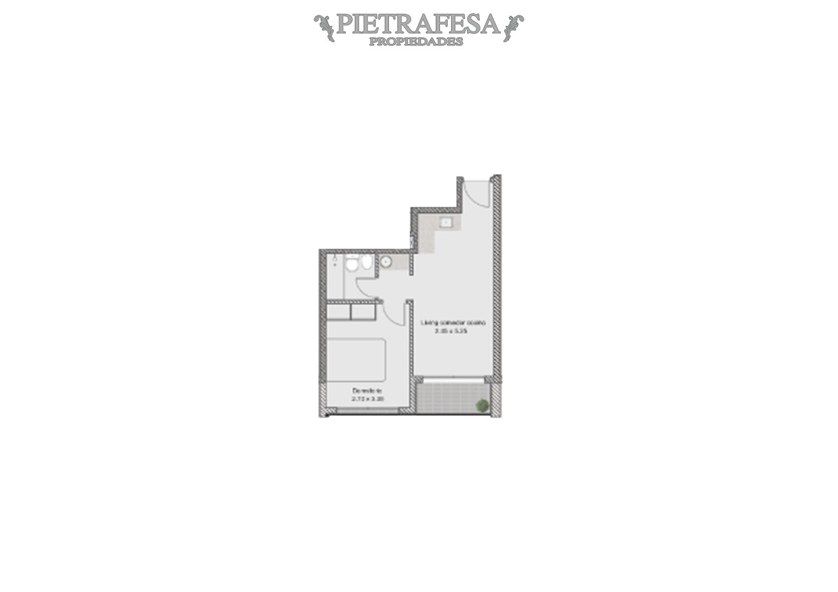 Apartamento ID.10443 - Apto con renta, 1 dormitorio, 1 baño-Barrio Sur
