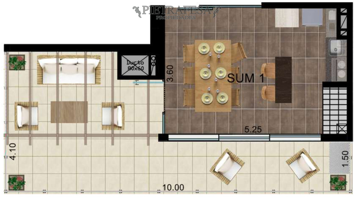 Apartamento ID.14126 - EDIFICIO BULL - POCITOS - 2 Dormitorios - 2 baños y Garage