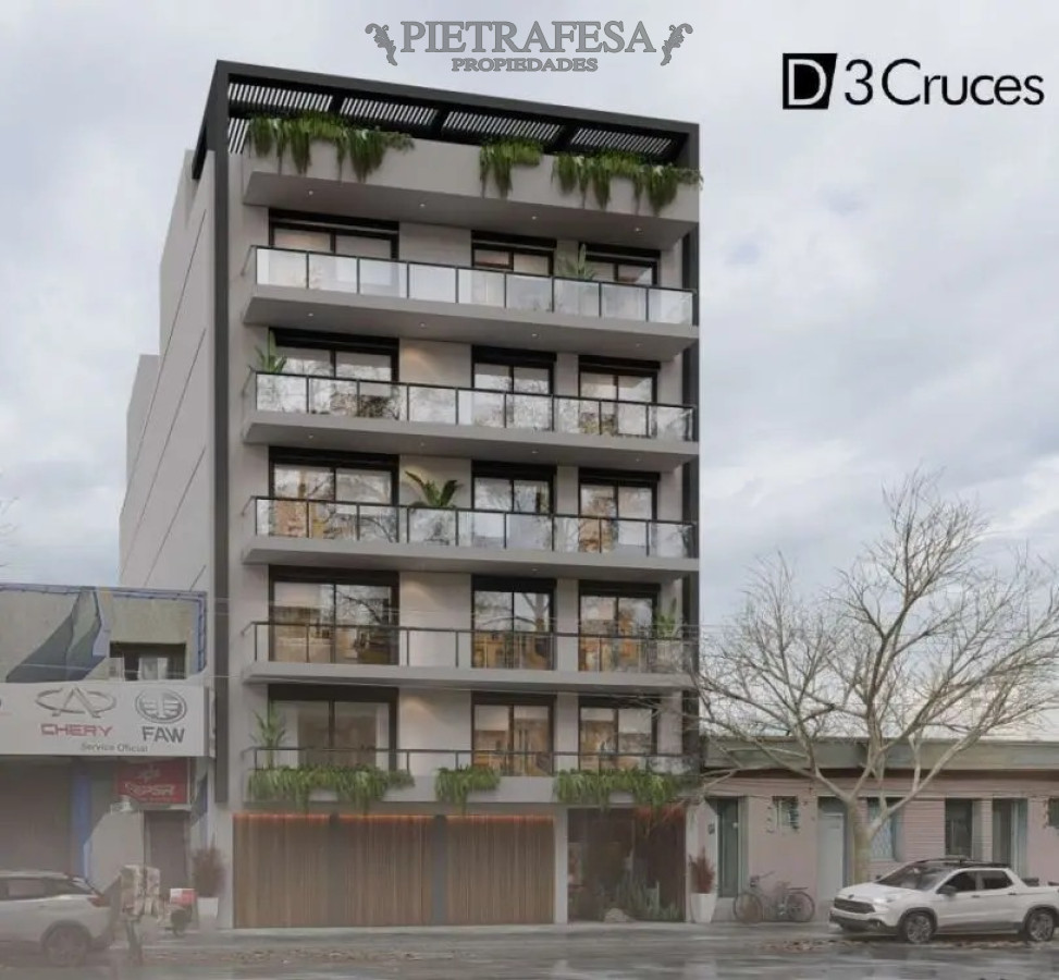 Apartamento ID.11427 - Apto en venta 2 dormitorios, 1 baño, terraza- Tres Cruces
