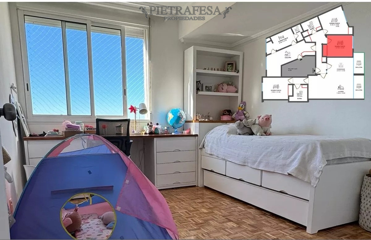 Apartamento ID.9303 - Apto en venta 3 dormitorios, 2 baños-Pocitos