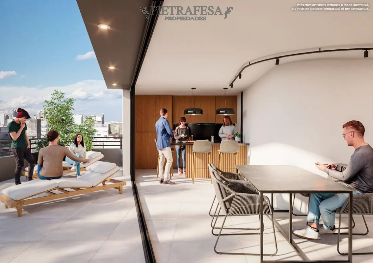 Apartamento ID.13077 - Monoambiente a estrenar con terraza -Tres Cruces