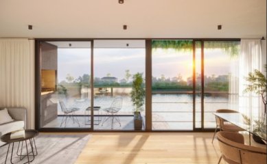 Apto a estrenar 1 dormitorio, 1 baño y cochera-Parque Miramar
