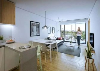 Monoambiente a estrenar con terraza -Cordón