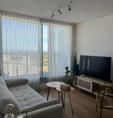 Apartamento en venta con renta, 1 dormitorio, 1 baño y garaje- Samuel Blixen-Malvin