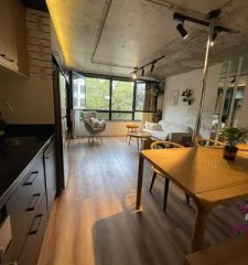 Apto en venta, 1 dorm, 1 baño. Pocitos.