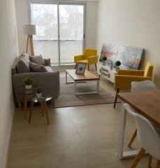 Apartamento en Edificio Tango - 2 dormitorios - 1 baño y Balcon con vista al mar