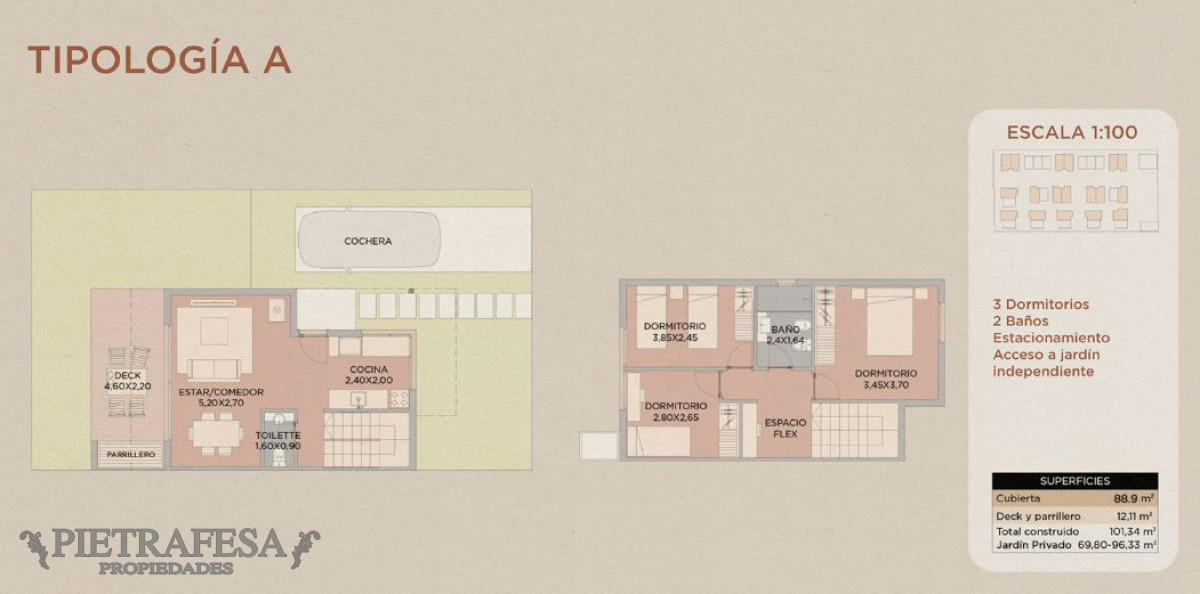 Casa ID.13075 - Casa en venta 2 dormitorios, 1 baño, cochera-Solymar