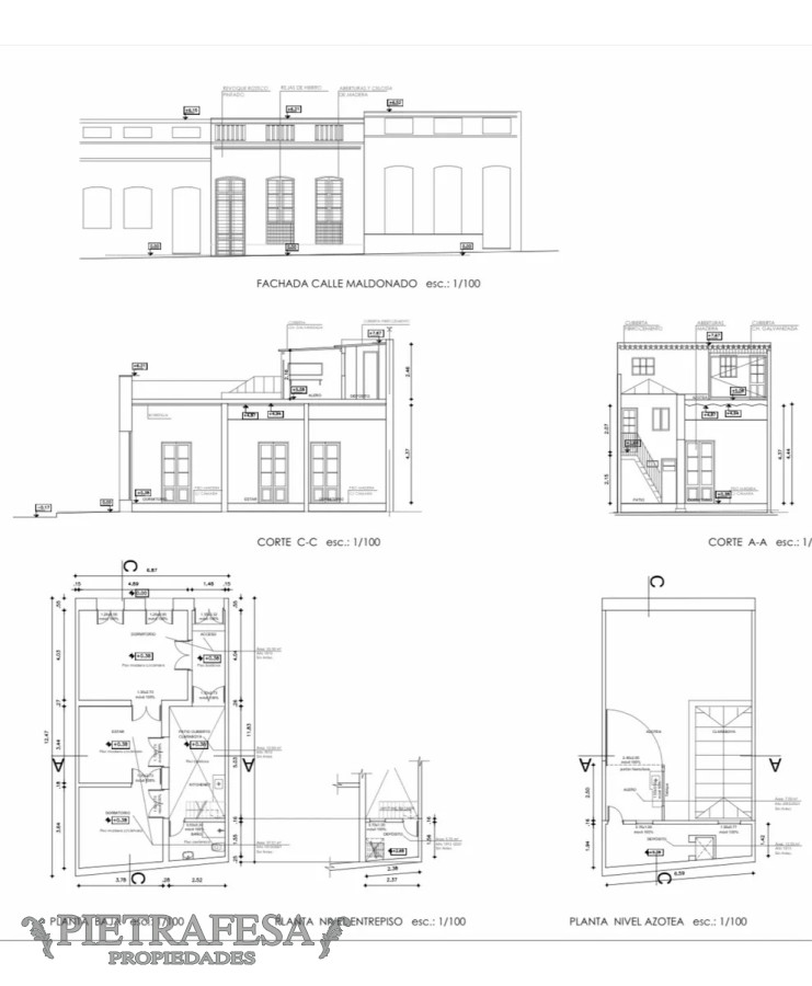 Casa ID.10424 - Casa a terminar en venta, 3 dormitorios, 2 baños-Palermo 