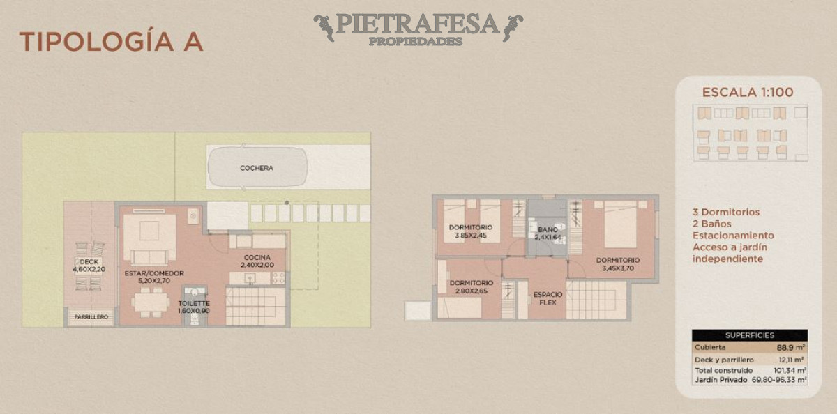 Casa ID.13075 - Casa en venta 2 dormitorios, 1 baño, cochera-Solymar