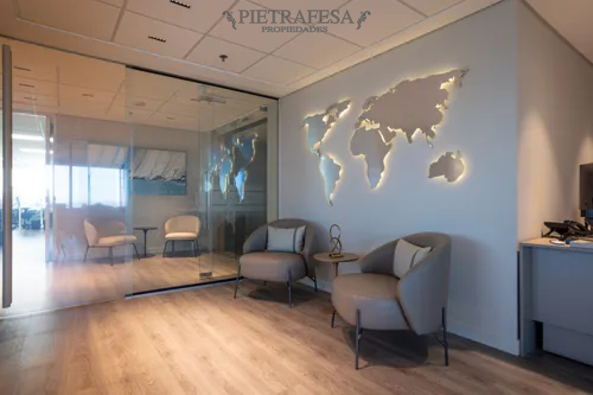 Oficina ID.14048 - Oficina en alquiler, 5 privados, 4 baños, sala de reuniones. Pocitos.