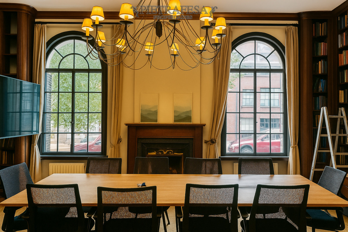 Oficina ID.14064 - Oficina en alquiler, 2 privados, 1 baño, jardín. Pocitos.