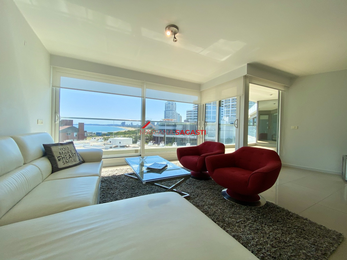 Apartamento ID.3929 - VENTA, Apartamento, 3 dormitorios, Punta del Este, Uruguay, con vista a la Mansa