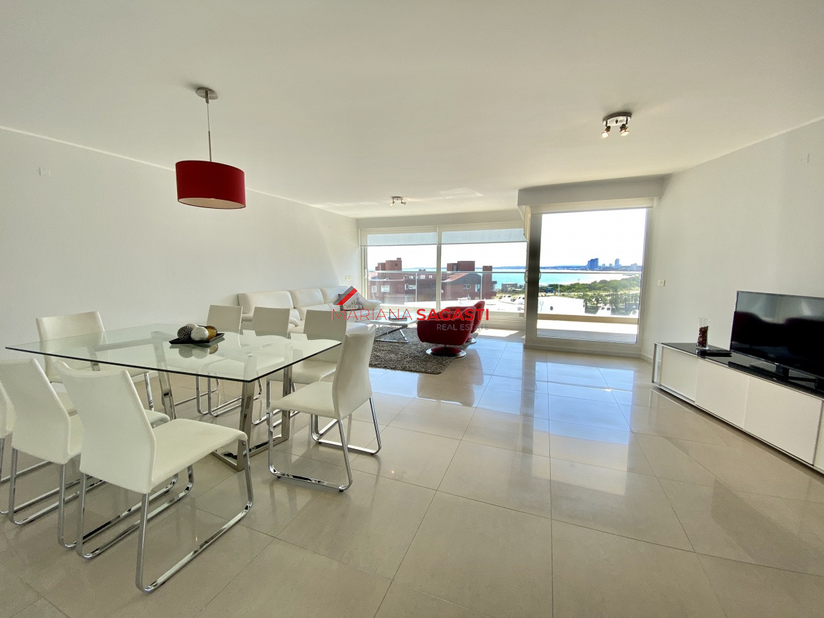 Apartamento ID.3929 - VENTA, Apartamento, 3 dormitorios, Punta del Este, Uruguay, con vista a la Mansa
