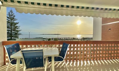 Depto. Primera Línea de la Mansa con vista a Isla Gorriti, Punta del Este, Uruguay